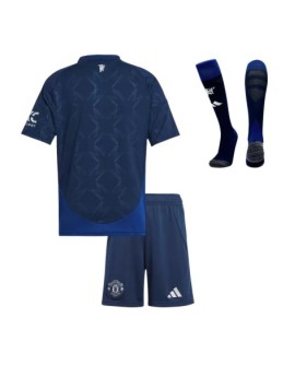 Manchester United Auswärtstrikot-Set 2024/25 für Kinder (Trikot + Shorts + Socken)