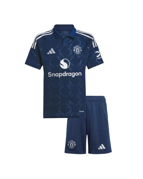 Manchester United Auswärtstrikot-Set 2024/25 für Kinder (Trikot + Shorts)