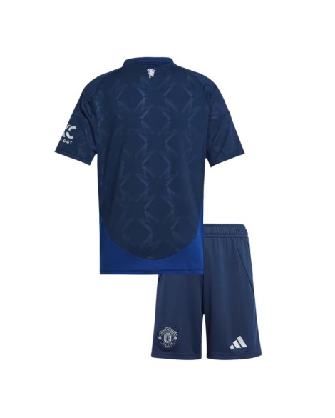 Manchester United Auswärtstrikot-Set 2024/25 für Kinder (Trikot + Shorts)