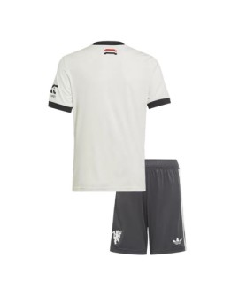 Manchester United Drittes Auswärts-Fußballtrikot 2024/25 für Kinder (Trikot + Shorts)