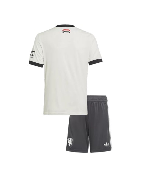 Manchester United Drittes Auswärts-Fußballtrikot 2024/25 für Kinder (Trikot + Shorts)