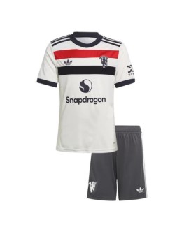 Manchester United Drittes Auswärts-Fußballtrikot 2024/25 für Kinder (Trikot + Shorts)