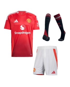 Manchester United-Trikot für Zuhause 2024/25 (Trikot + Hose + Unterhosen)