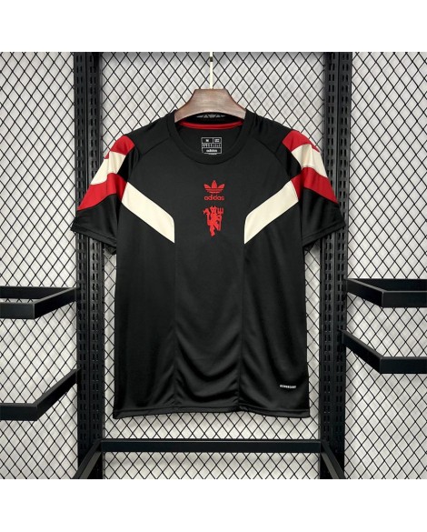 Manchester United 2024/25 Originals T-Shirt Schwarzes Trikot