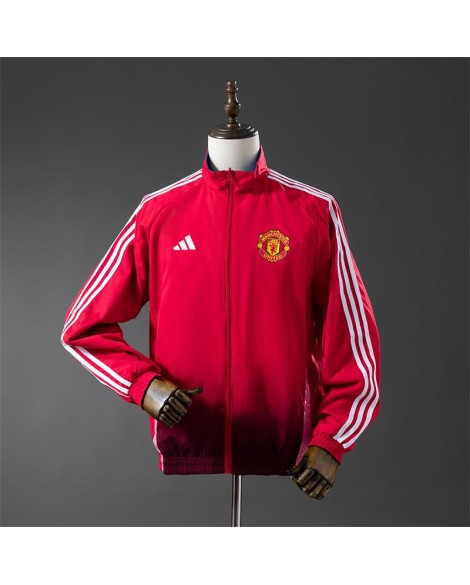 Manchester United Wendejacke/Trenchcoat mit Anthem-Motiv, Modell 24/25