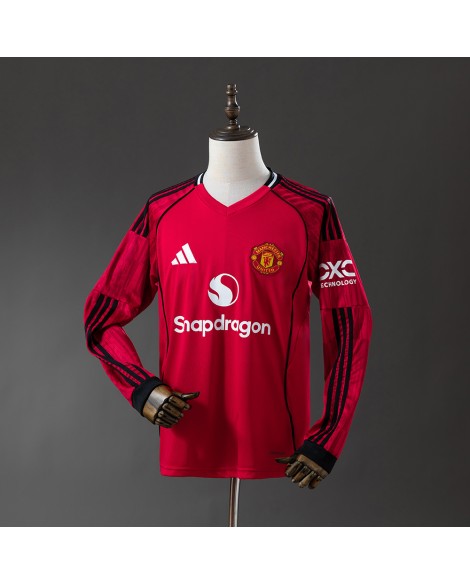 Manchester United Heimtrikot 2025/26 (Langarm)