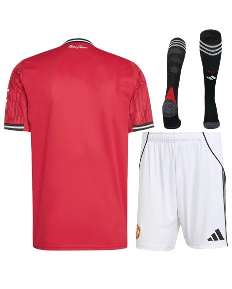 Manchester United Heimtrikot 2025/26  (Trikot + Shorts + Socken)