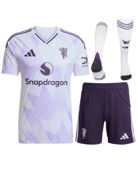 Manchester United Auswärtstrikot 2025/26 (Trikot + Shorts + Socken)