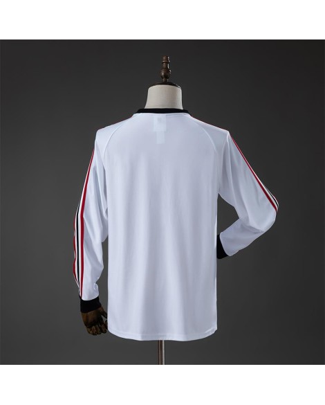 Weißes Langarmshirt MU Tribünen-Ikone