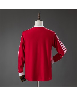 Rotes Langarmshirt Manchester United Tribünen-Ikone