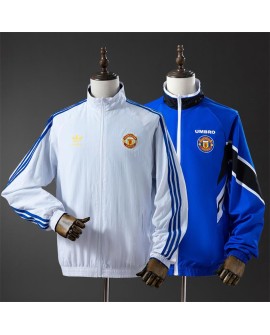 Manchester United Wende-Trenchcoat-Jacke 96/97