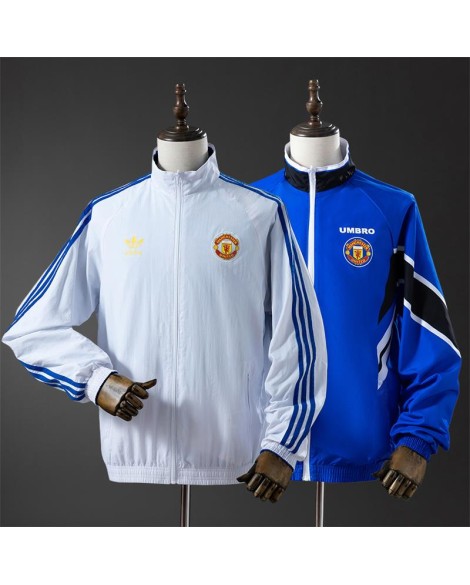 Manchester United Wende-Trenchcoat-Jacke 96/97