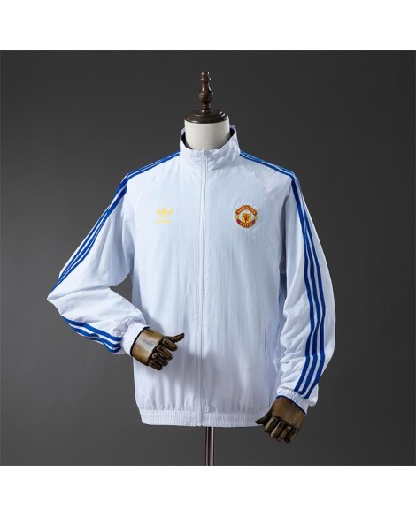 Manchester United Wende-Trenchcoat-Jacke 96/97