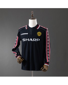 Manchester United 98/99 Retro-Trikot - Langarm