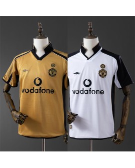 Manchester United 01/02 Jubiläumsausgabe Retro-Trikot - Wendetrikot