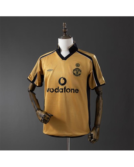 Manchester United 01/02 Jubiläumsausgabe Retro-Trikot - Wendetrikot
