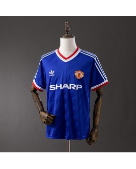 Manchester United Auswärts-Retro-Trikot 1986