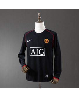 Manchester United Retro-Auswärtstrikot 2007/08 – lange Ärmel