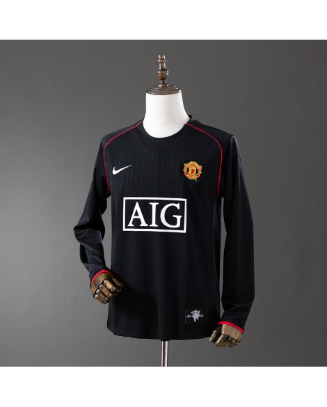 Manchester United Retro-Auswärtstrikot 2007/08 – lange Ärmel