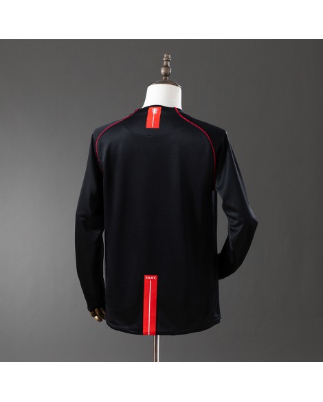 Manchester United Retro-Auswärtstrikot 2007/08 – lange Ärmel
