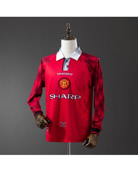 Manchester United Retro-Heimtrikot 1996/97 von – Langarm