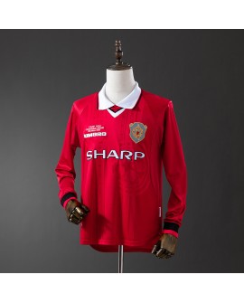 Manchester United Retro-Heimtrikot 1999/00 von – Langarm