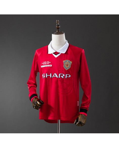 Manchester United Retro-Heimtrikot 1999/00 von – Langarm