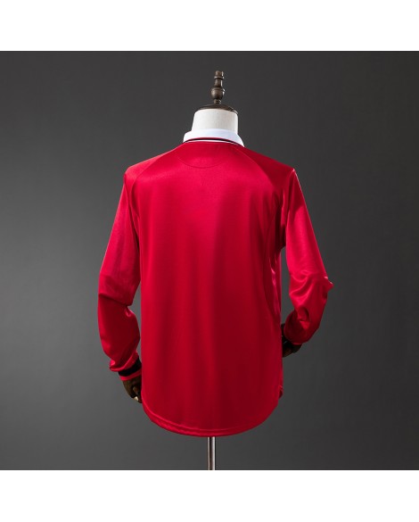Manchester United Retro-Heimtrikot 1999/00 von – Langarm