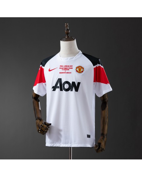 Manchester United 2010/11 Champions League Auswärtstrikot (Retro)