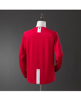 Manchester United Champions League Retro-Heimtrikot 2007/08 von – Langarm