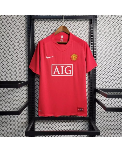 Manchester United Home Retro-Trikot 2007/08