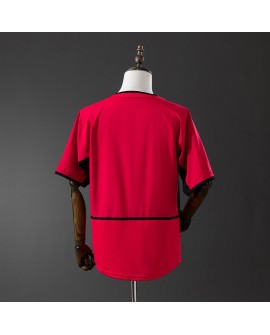 Manchester United Retro-Heimtrikot 02/04