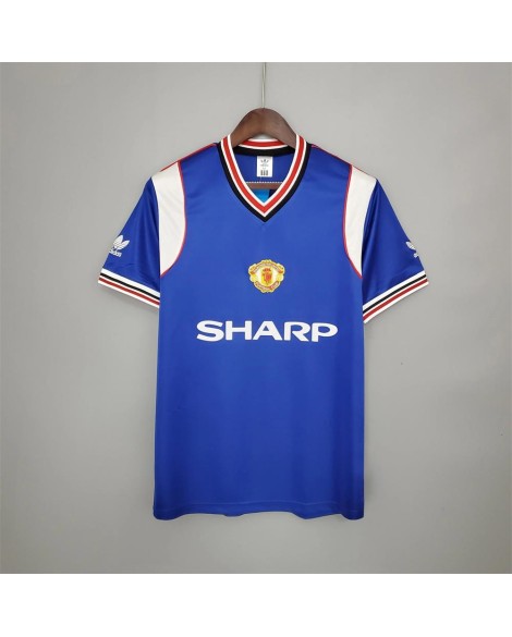 1985 Manchester United Auswärts-Retro-Fußballtrikot