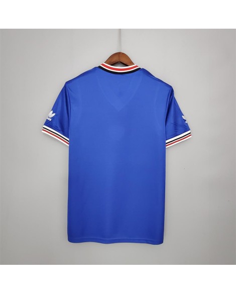 1985 Manchester United Auswärts-Retro-Fußballtrikot