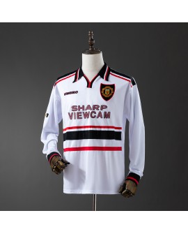 Manchester United 1998/99 Auswärts-Retro-Trikot – langärmlig