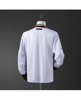 Manchester United 1998/99 Auswärts-Retro-Trikot – langärmlig