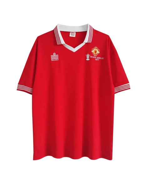 Retro Manchester United Heimtrikot 1977 von Admiral