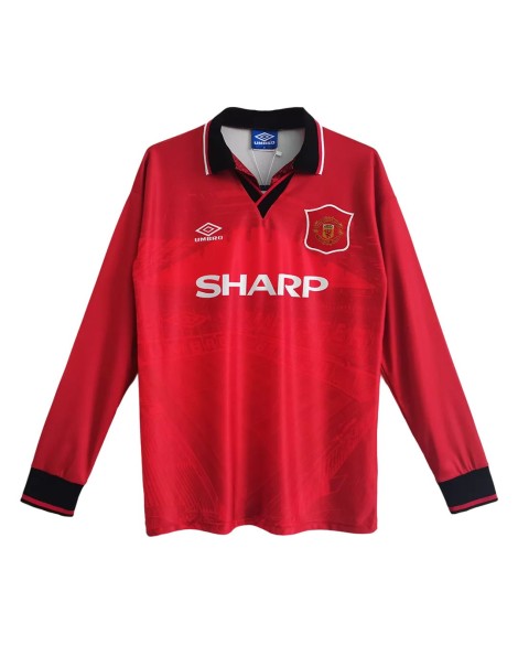 Manchester United Heimtrikot Retro 1994/96 von – Langarm