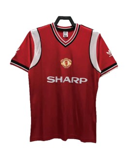 Retro 1985 Manchester United Heimtrikot