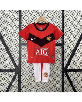 Manchester United children's retro home jersey 09/10 - Kind