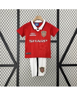 Manchester United children's retro home jersey 99/00 - Kind