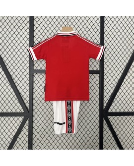 Manchester United Kinder-Retro-Heimtrikot 98/99 - Kind