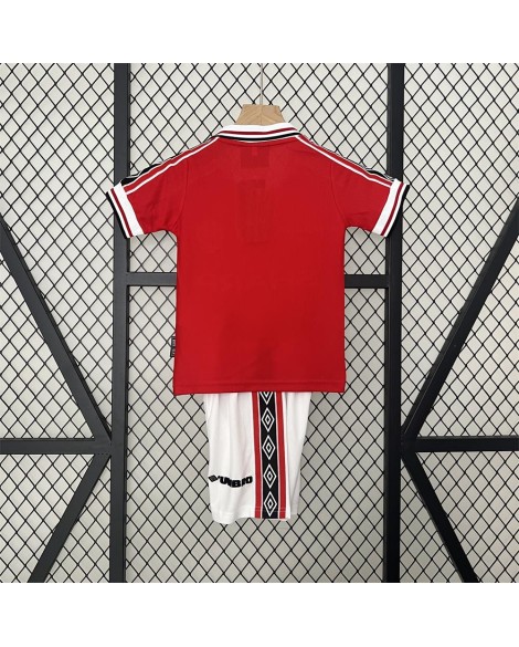 Manchester United Kinder-Retro-Heimtrikot 98/99 - Kind