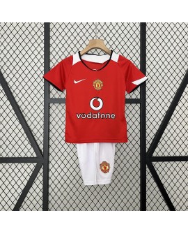 Manchester United children's retro home jersey 05/06 - Kind