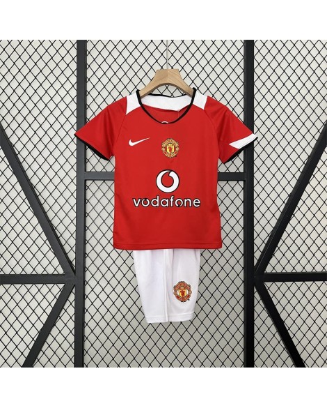 Manchester United children's retro home jersey 05/06 - Kind