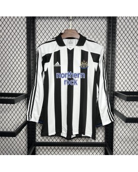 Newcastle 2003/04 Heim-Retro-Trikot – langärmlig