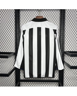 Newcastle 2003/04 Heim-Retro-Trikot – langärmlig
