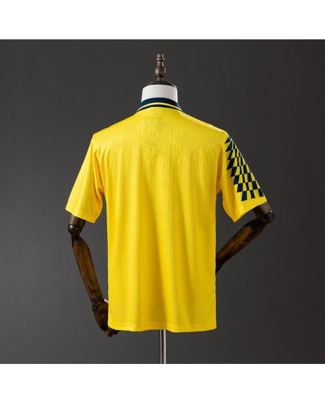 Tottenham Hotspur 1992/94 Vintage Auswärtstrikot gelb