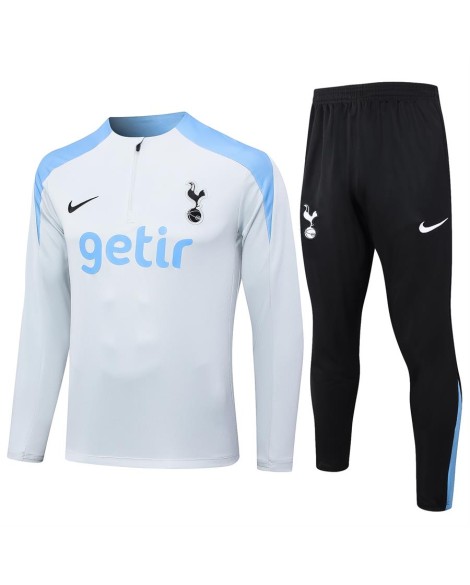 Tottenham Hotspur Trainingsanzug 2425-Hellgrau