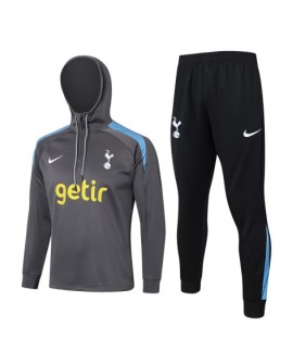 Tottenham Hotspur Trainingstrikot mit Kapuze 2425 - Dunkelgrau